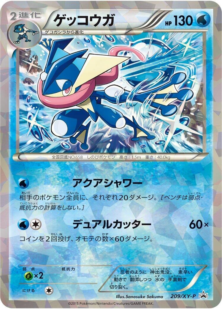 Image for Greninja - 209/XY-P (209/XY-P) (XY-P: XY Promos) (XY-P) - Pokemon Japan