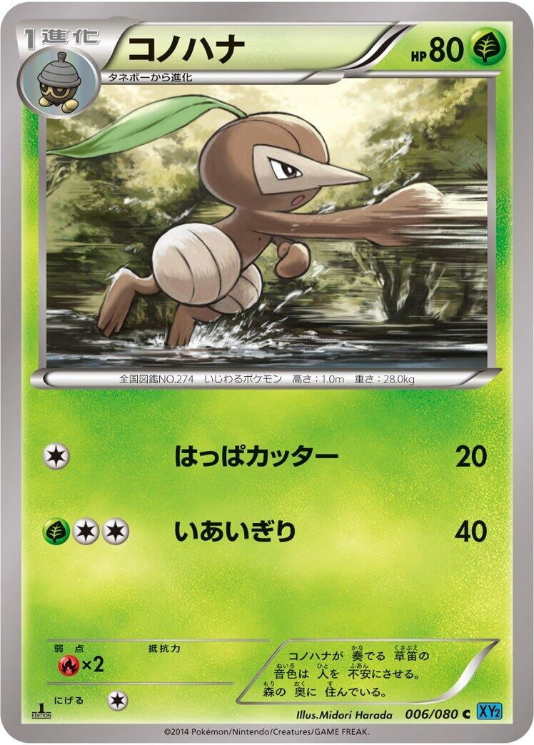 Image for Nuzleaf (006/080) (XY2: Wild Blaze) (XY2) - Pokemon Japan