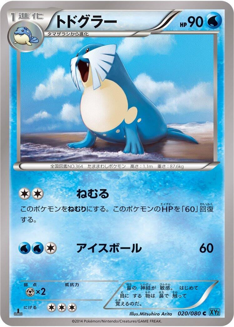 Image for Sealeo (020/080) (XY2: Wild Blaze) (XY2) - Pokemon Japan