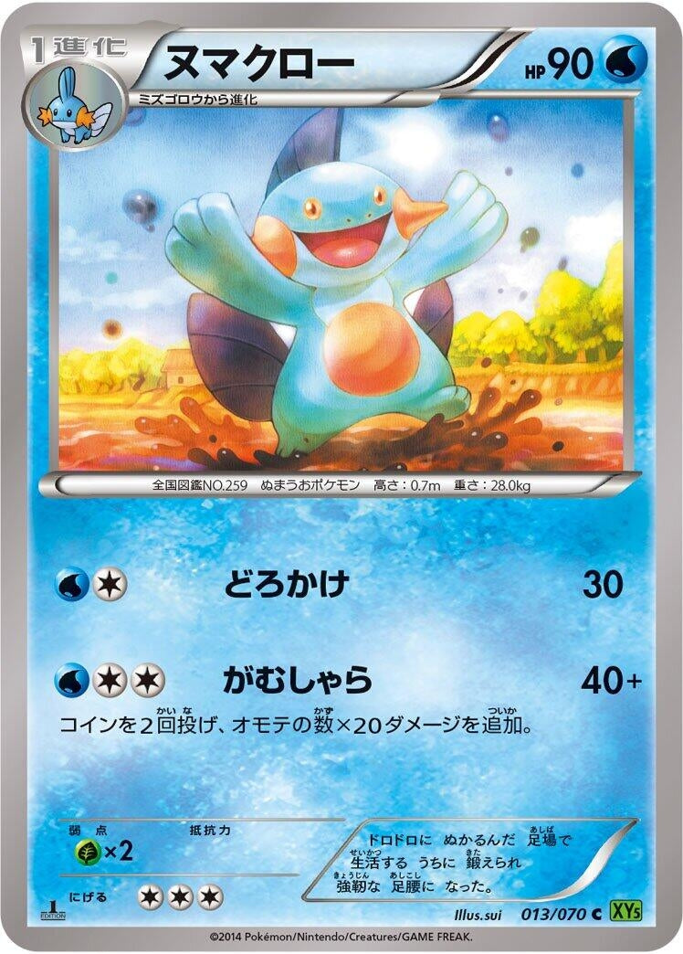 Image for Marshtomp (013/070) (XY5-Bt: Tidal Storm) (XY5-Bt) - Pokemon Japan