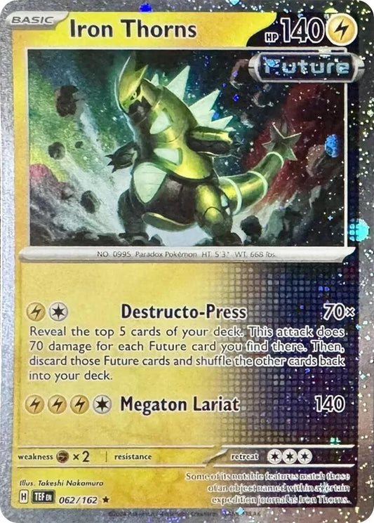 Image for Iron Thorns - 062/162 (Cosmos Holo) (062/162) (Miscellaneous Cards & Products) - Pokemon