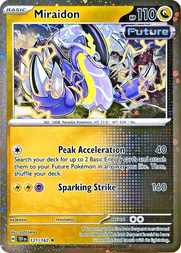 Image for Miraidon - 121/162 (Cosmos Holo) (121/162) (Miscellaneous Cards & Products) - Pokemon