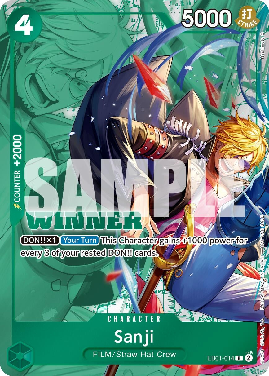 Image for Sanji (Winner Pack 2025 Vol. 1) (EB01-014) (One Piece Promotion Cards) - One Piece Card Game
