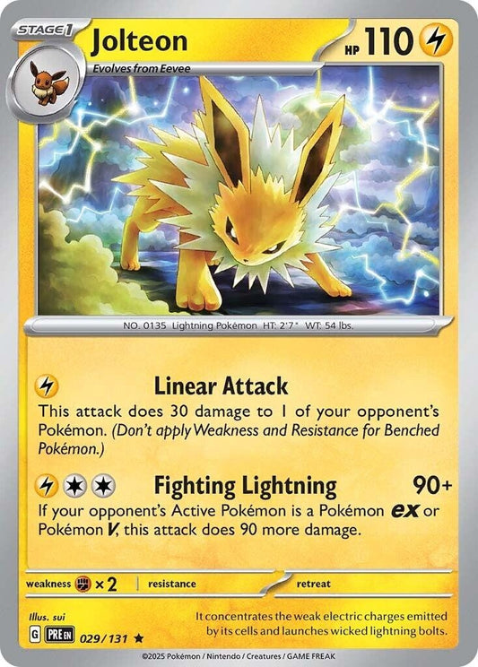 Image for Jolteon (029/131) (SV: Prismatic Evolutions) - Pokemon