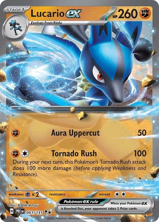 Image for Lucario ex (051/131) (SV: Prismatic Evolutions) - Pokemon