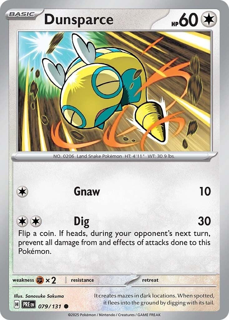 Image for Dunsparce (079/131) (SV: Prismatic Evolutions) - Pokemon