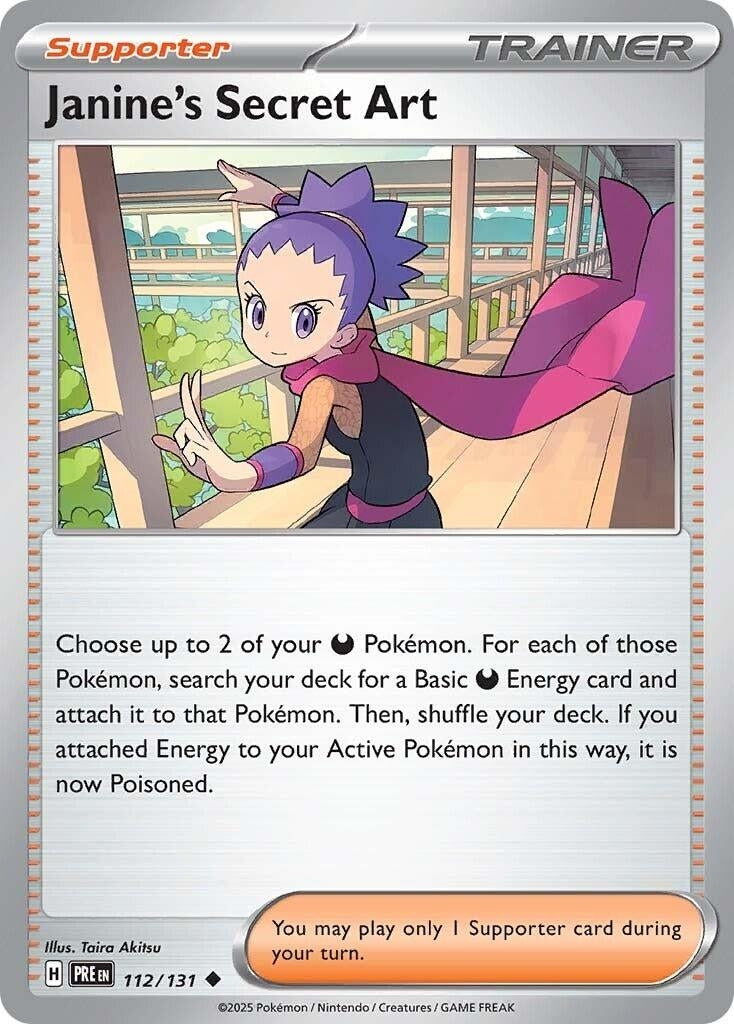 Image for Janine's Secret Art (112/131) (SV: Prismatic Evolutions) - Pokemon