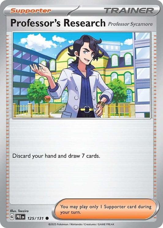 Image for Professor's Research [Professor Sycamore] (125/131) (SV: Prismatic Evolutions) - Pokemon
