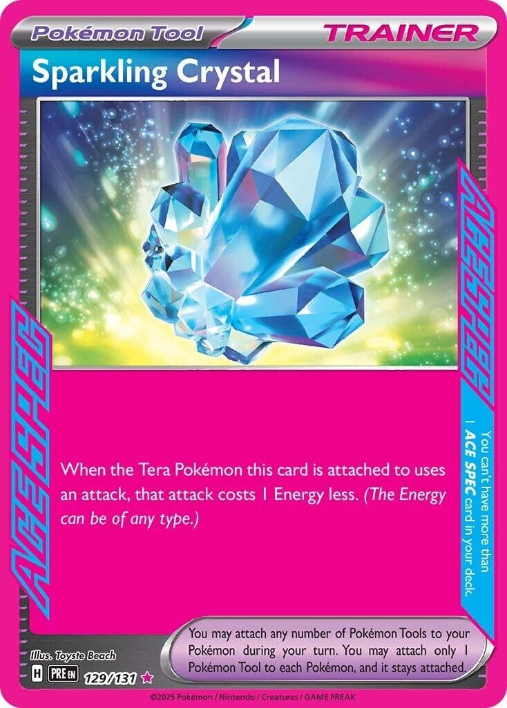 Image for Sparkling Crystal (129/131) (SV: Prismatic Evolutions) - Pokemon
