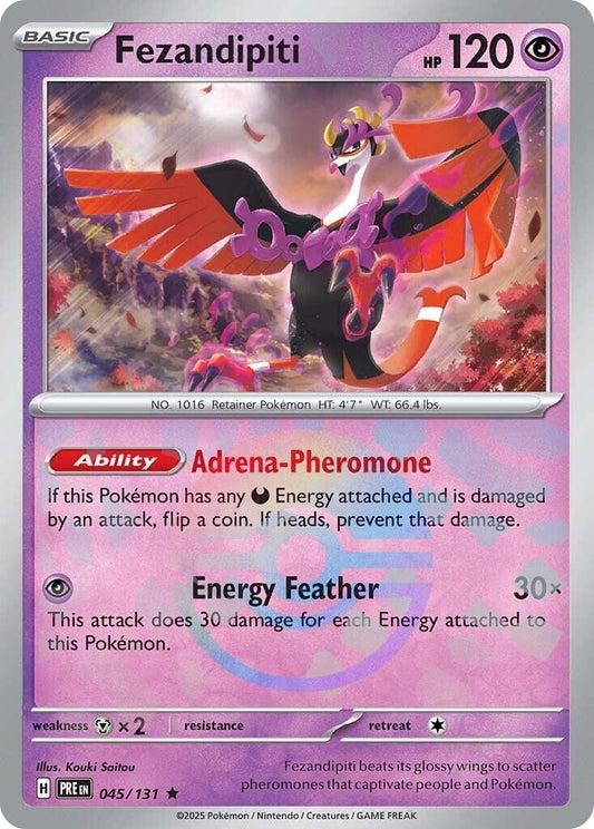 Image for Fezandipiti (Poke Ball Pattern) (045/131) (SV: Prismatic Evolutions) - Pokemon