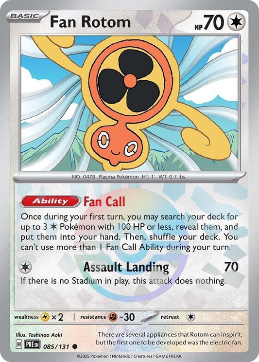Image for Fan Rotom (Poke Ball Pattern) (085/131) (SV: Prismatic Evolutions) - Pokemon