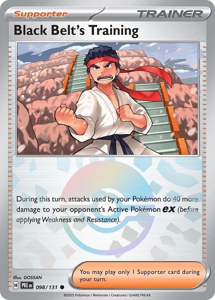 Image for Black Belt's Training - 098/131 (Poke Ball Pattern) (098/131) (SV: Prismatic Evolutions) - Pokemon