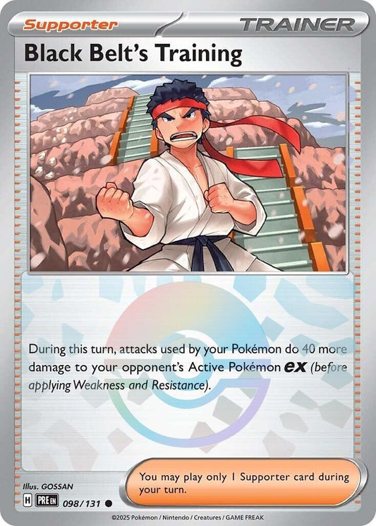 Image for Black Belt's Training - 098/131 (Poke Ball Pattern) (098/131) (SV: Prismatic Evolutions) - Pokemon