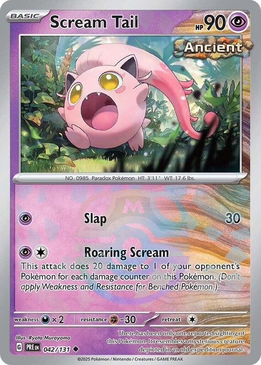 Image for Scream Tail (Master Ball Pattern) (042/131) (SV: Prismatic Evolutions) - Pokemon