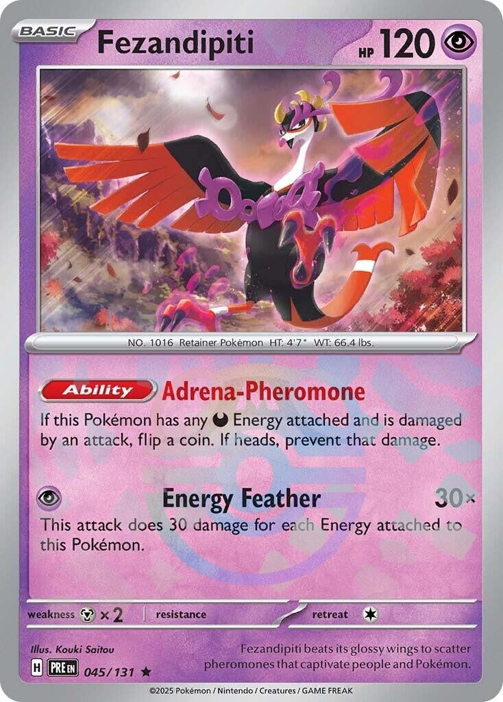 Image for Fezandipiti (Master Ball Pattern) (045/131) (SV: Prismatic Evolutions) - Pokemon
