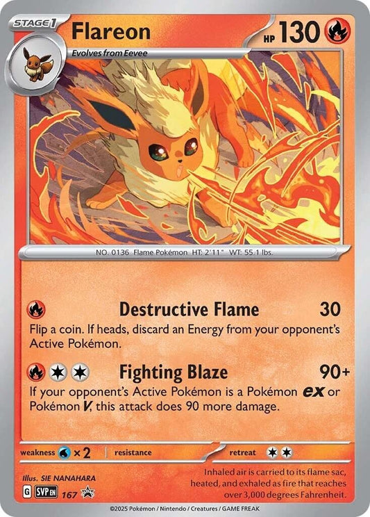 Image for Flareon - 167 (167) (SV: Scarlet & Violet Promo Cards) - Pokemon