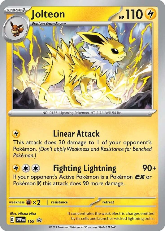 Image for Jolteon - 169 (169) (SV: Scarlet & Violet Promo Cards) - Pokemon