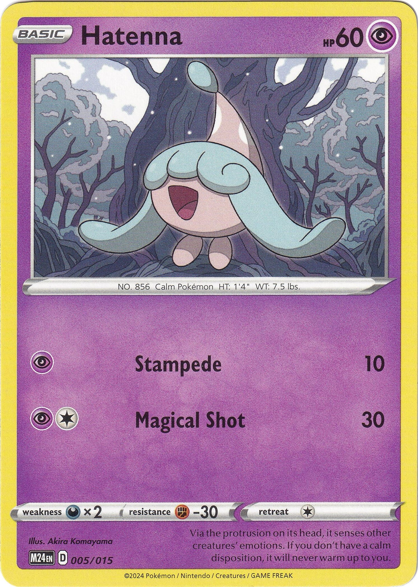 Image for Hatenna (005/015) (McDonald's Promos 2024) - Pokemon