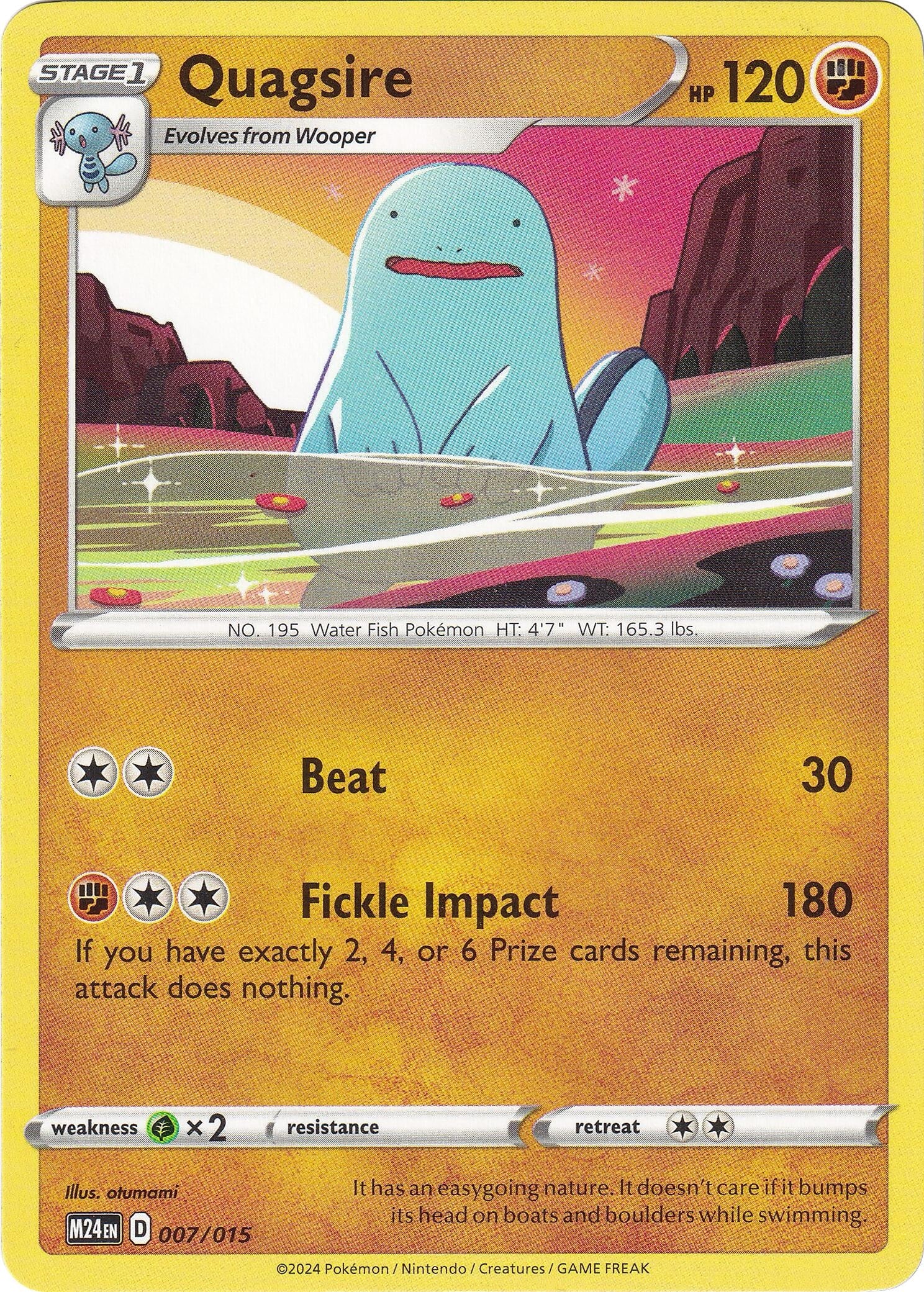 Image for Quagsire (007/015) (McDonald's Promos 2024) - Pokemon