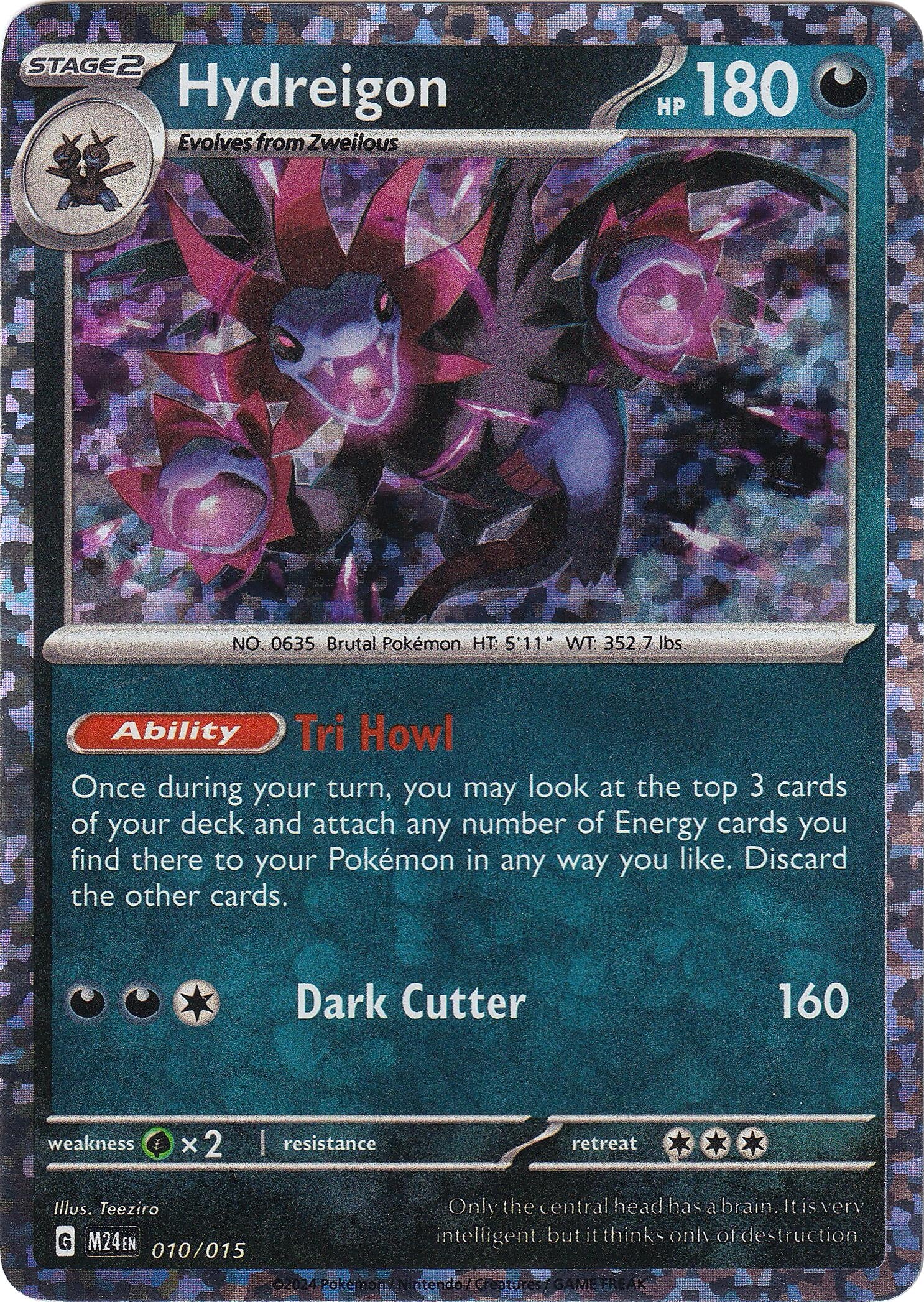 Image for Hydreigon (010/015) (McDonald's Promos 2024) - Pokemon