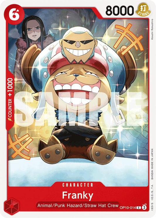 Image for Franky (014) (OP10-014) (Royal Blood) - One Piece Card Game