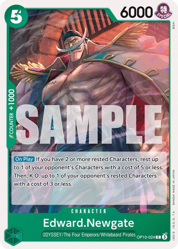 Image for Edward.Newgate (OP10-024) (Royal Blood) - One Piece Card Game