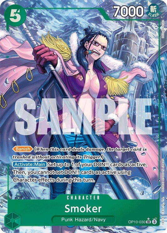 Image for Smoker (030) (Parallel) (OP10-030) (Royal Blood) - One Piece Card Game