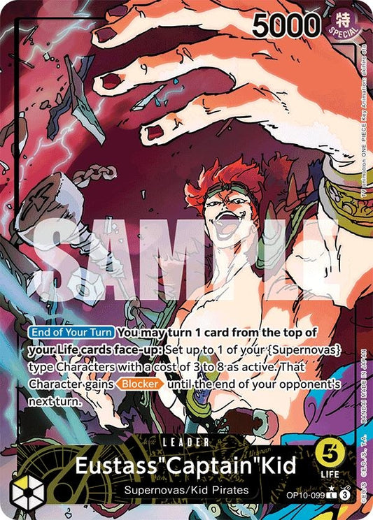 Image for Eustass"Captain"Kid (099) (Parallel) (OP10-099) (Royal Blood) - One Piece Card Game