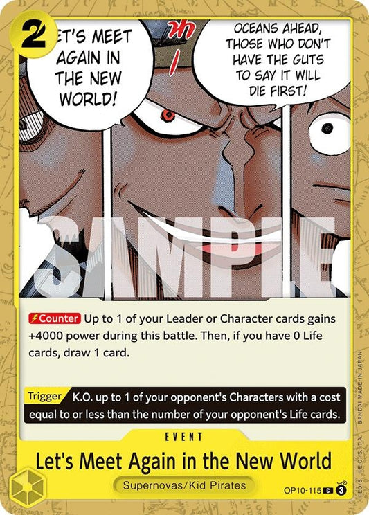 Image for Let's Meet Again in the New World (OP10-115) (Royal Blood) - One Piece Card Game
