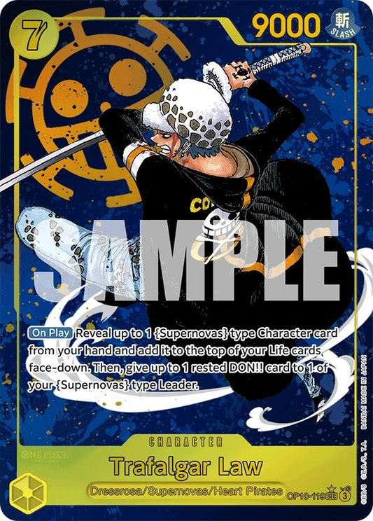 Image for Trafalgar Law (119) (Parallel) (OP10-119) (Royal Blood) - One Piece Card Game