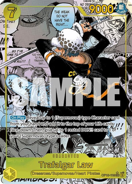 Image for Trafalgar Law (119) (Manga) (OP10-119) (Royal Blood) - One Piece Card Game
