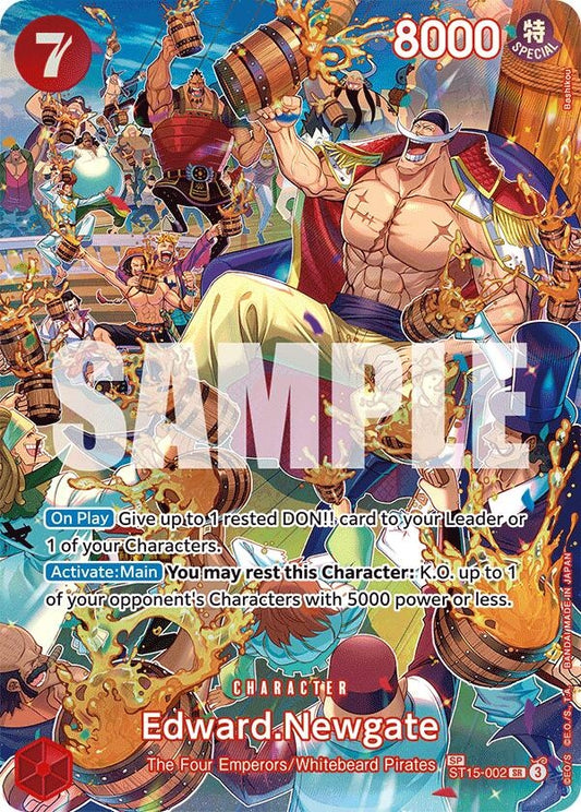 Image for Edward.Newgate (SP) (ST15-002) (Royal Blood) - One Piece Card Game