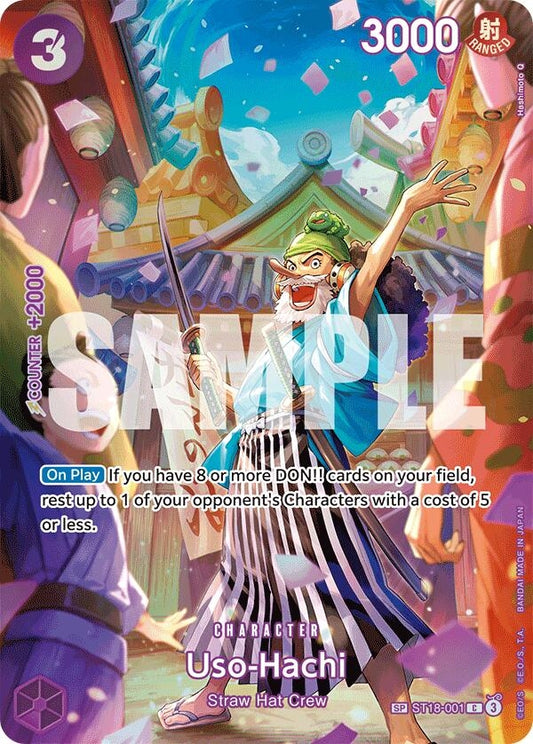 Image for Uso-Hachi (SP) (ST18-001) (Royal Blood) - One Piece Card Game
