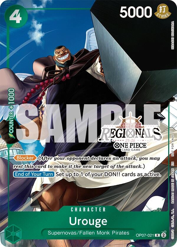 Image for Urouge (Regional Participation Pack 2025 Vol.1) (OP07-021) (One Piece Promotion Cards) - One Piece Card Game