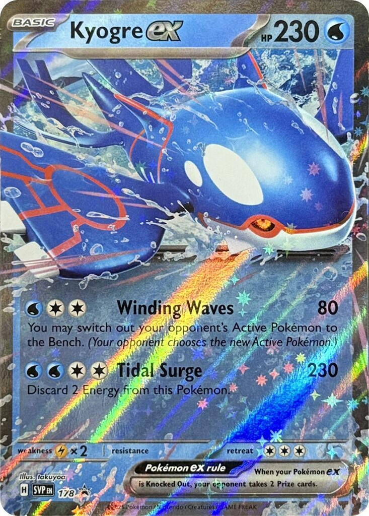 Image for Kyogre ex - 178 (178) (SV: Scarlet & Violet Promo Cards) - Pokemon