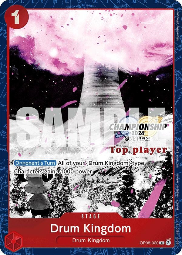 Image for Drum Kingdom (Championship 2024 Top Player Pack Vol. 2) (OP08-020) (One Piece Promotion Cards) - One Piece Card Game