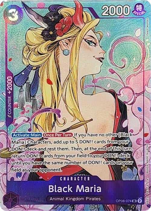 Image for Black Maria (Illustration Box Vol.2) (OP08-074) (One Piece Promotion Cards) - One Piece Card Game