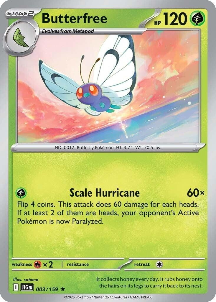 Image for Butterfree (003/159) (SV09: Journey Together) - Pokemon