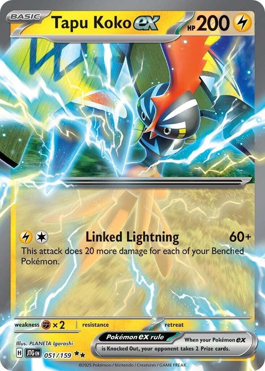 Image for Tapu Koko ex (051/159) (SV09: Journey Together) - Pokemon