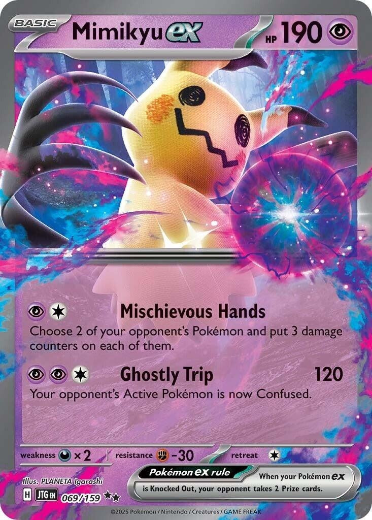 Image for Mimikyu ex (069/159) (SV09: Journey Together) - Pokemon