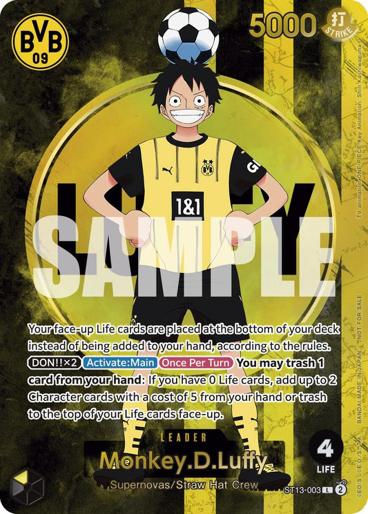 Image for Monkey.D.Luffy (BVB x One Piece Campaign) (ST13-003) (One Piece Promotion Cards) - One Piece Card Game