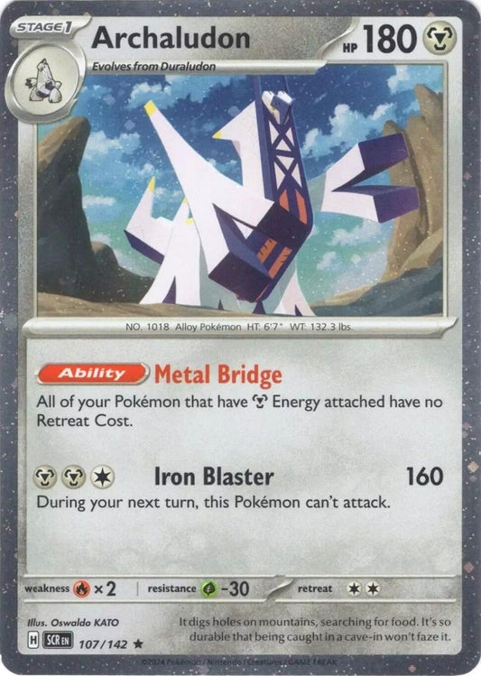 Image for Archaludon - 107/142 (Cosmos Holo) (107/142) (Miscellaneous Cards & Products) - Pokemon