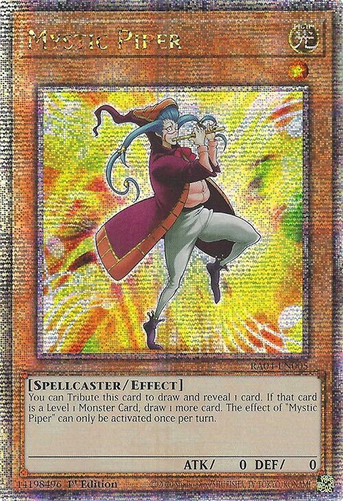 Image for Mystic Piper (Quarter Century Secret Rare) (RA04-EN005) (Quarter Century Stampede) (RA04) - YuGiOh