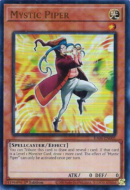 Image for Mystic Piper (UR) (RA04-EN005) (Quarter Century Stampede) (RA04) - YuGiOh