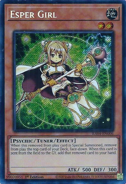 Image for Esper Girl (Secret Rare) (RA04-EN006) (Quarter Century Stampede) (RA04) - YuGiOh
