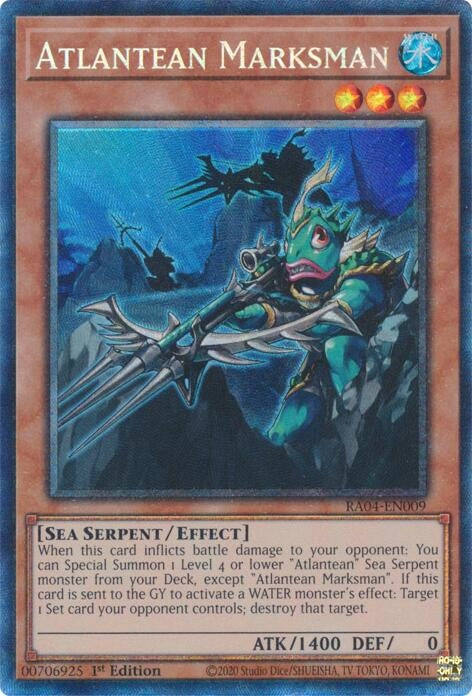 Image for Atlantean Marksman (PCR) (RA04-EN009) (Quarter Century Stampede) (RA04) - YuGiOh