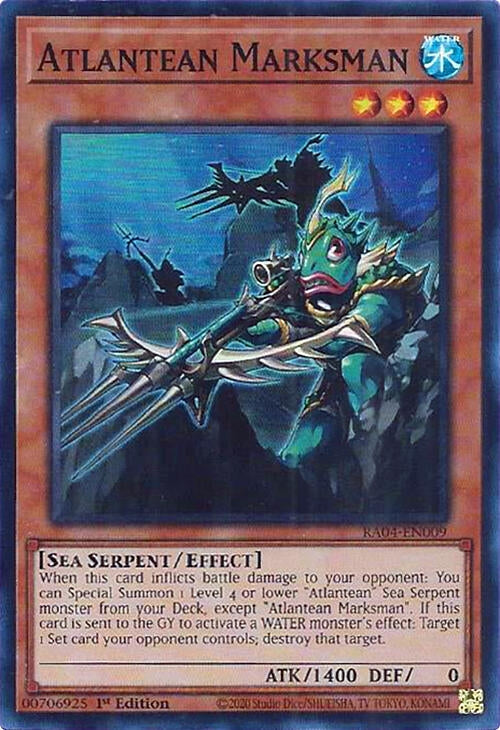 Image for Atlantean Marksman (RA04-EN009) (Quarter Century Stampede) (RA04) - YuGiOh