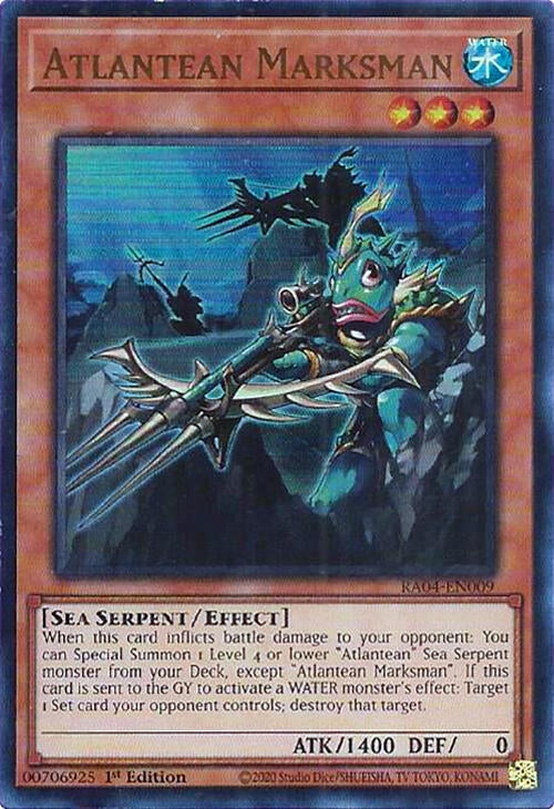 Image for Atlantean Marksman (UR) (RA04-EN009) (Quarter Century Stampede) (RA04) - YuGiOh