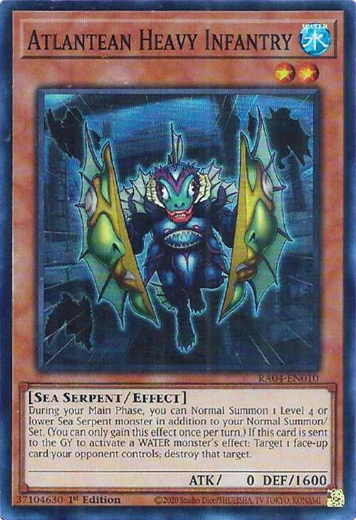 Image for Atlantean Heavy Infantry (RA04-EN010) (Quarter Century Stampede) (RA04) - YuGiOh