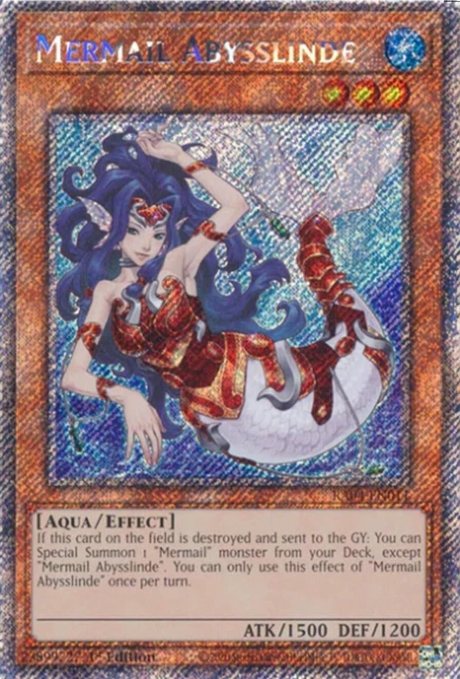 Image for Mermail Abysslinde (Platinum Secret Rare) (RA04-EN011) (Quarter Century Stampede) (RA04) - YuGiOh